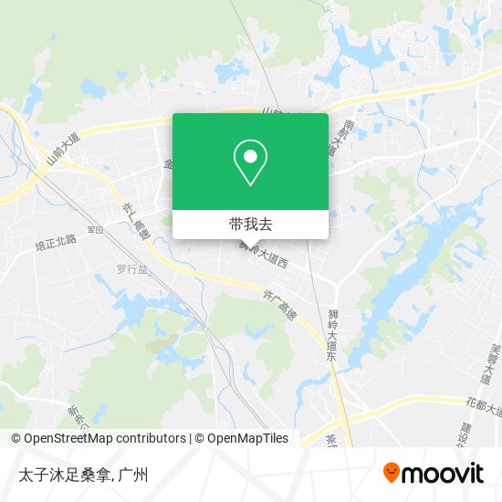 太子沐足桑拿地图