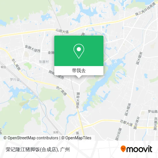 荣记隆江猪脚饭(合成店)地图
