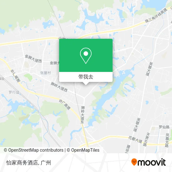 怡家商务酒店地图