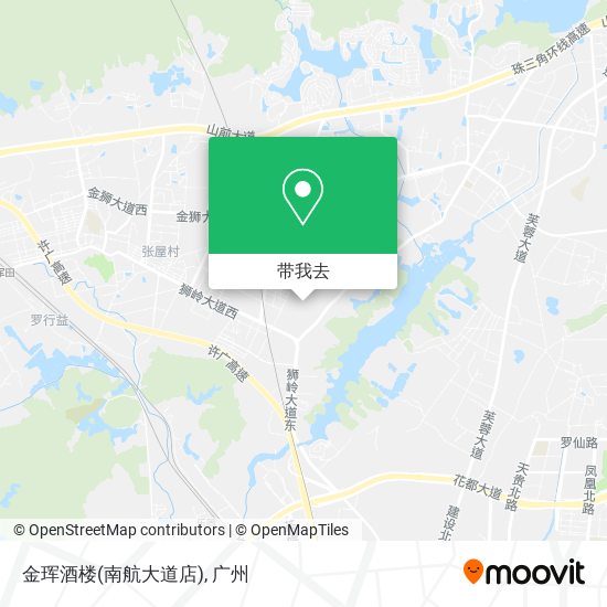 金珲酒楼(南航大道店)地图