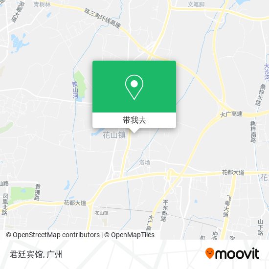君廷宾馆地图