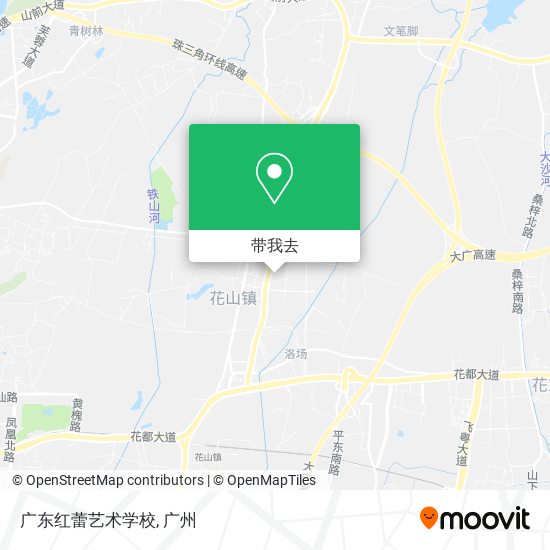 广东红蕾艺术学校地图