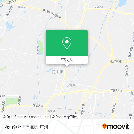 花山镇环卫管理所地图