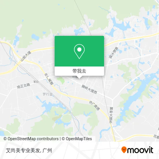 艾尚美专业美发地图