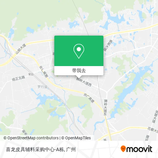 喜龙皮具辅料采购中心-A栋地图