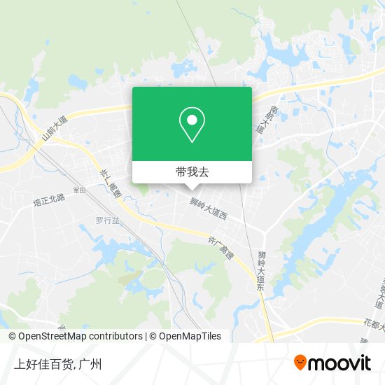 上好佳百货地图