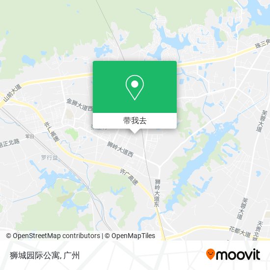 狮城园际公寓地图