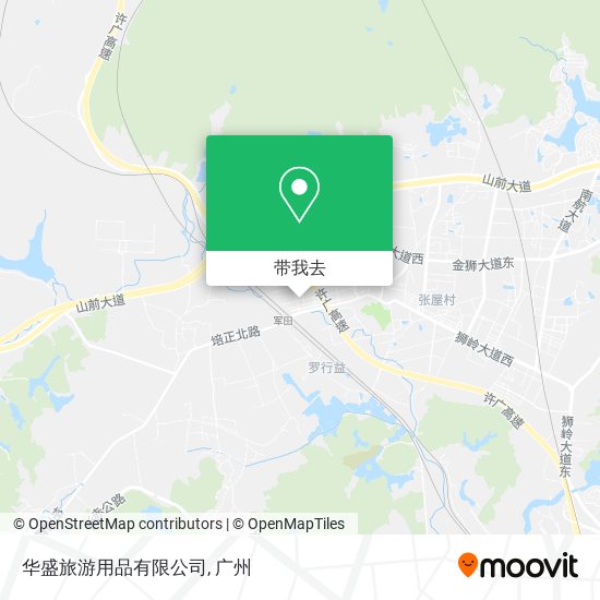 华盛旅游用品有限公司地图