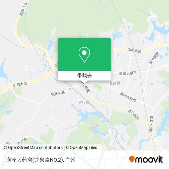 润泽大药房(龙泉路NO.2)地图
