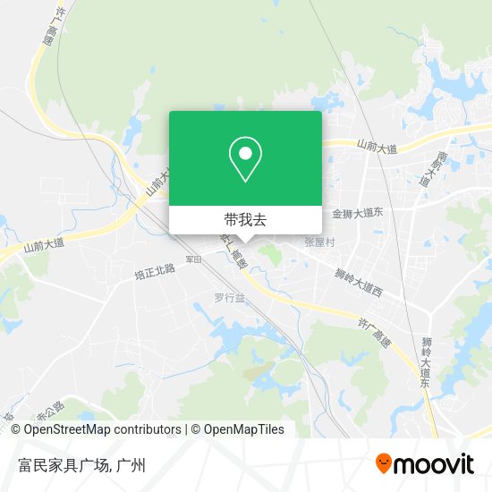 富民家具广场地图