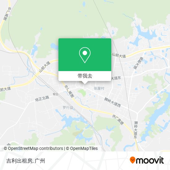 吉利出租房地图
