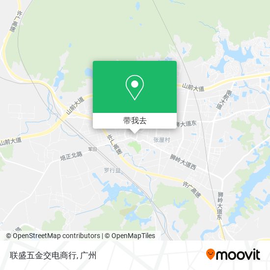 联盛五金交电商行地图