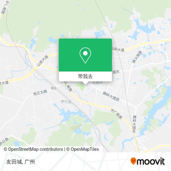 友田城地图