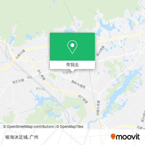 银海沐足城地图
