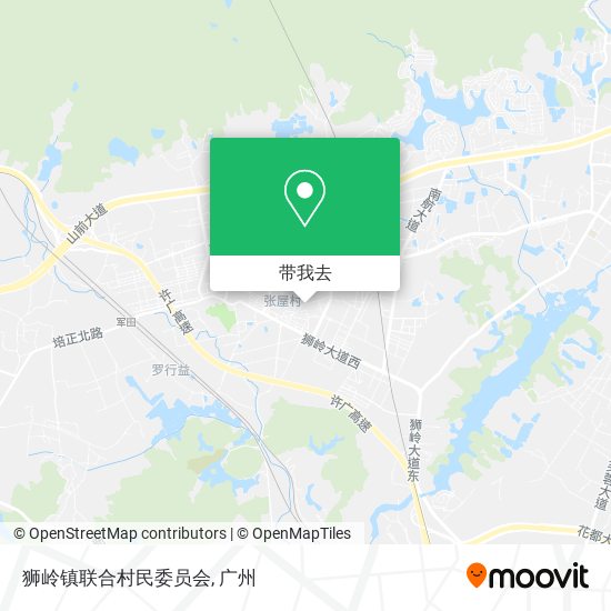 狮岭镇联合村民委员会地图