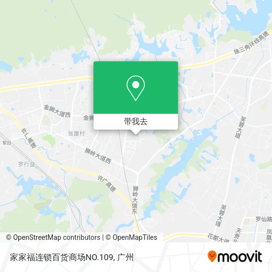 家家福连锁百货商场NO.109地图
