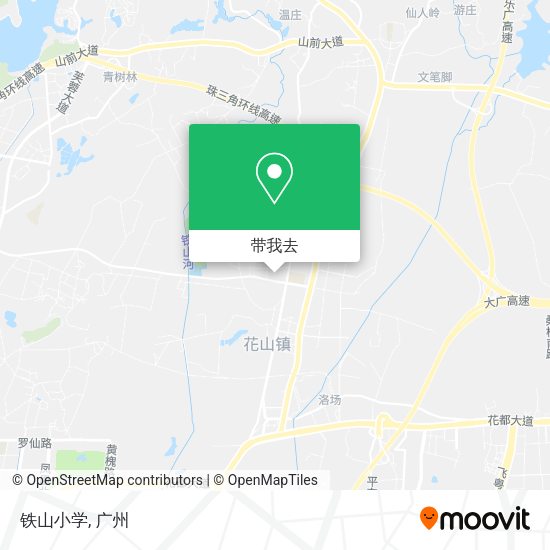 铁山小学地图