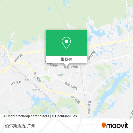 伯尔斯酒店地图