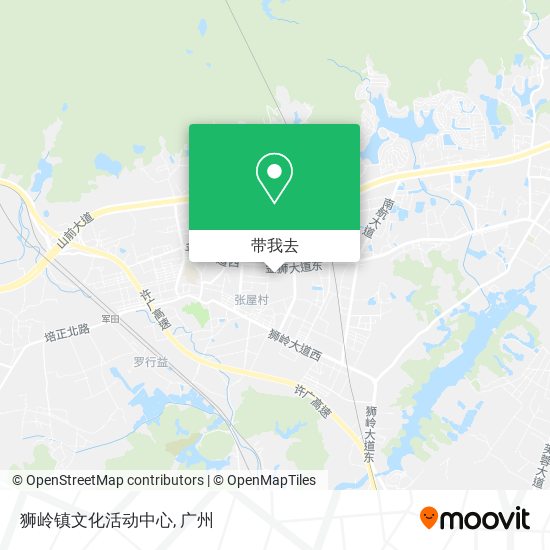 狮岭镇文化活动中心地图