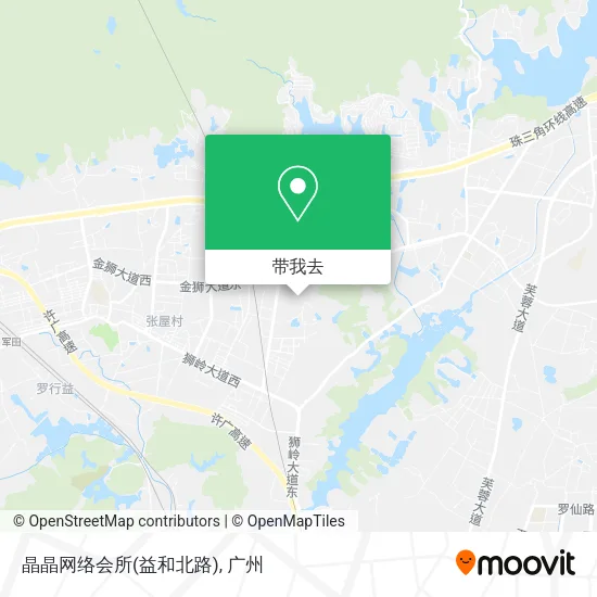 晶晶网络会所(益和北路)地图