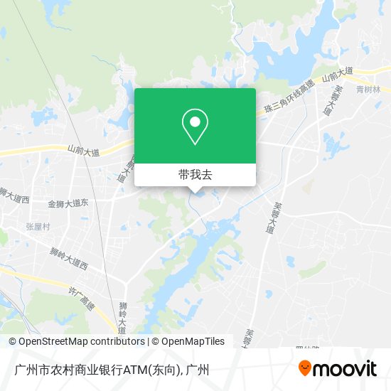 广州市农村商业银行ATM(东向)地图