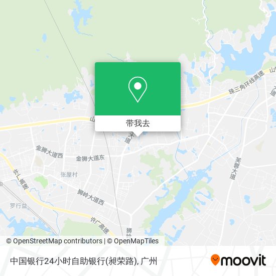 中国银行24小时自助银行(昶荣路)地图