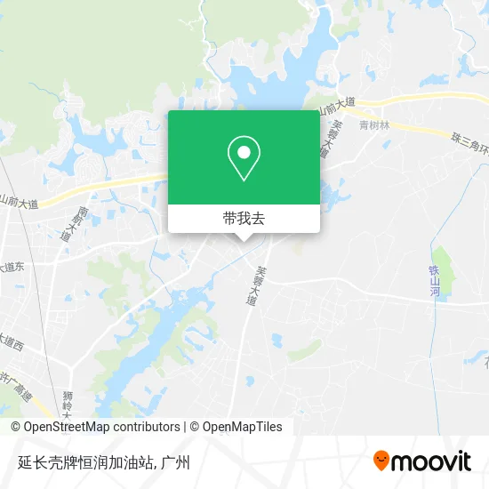 延长壳牌恒润加油站地图