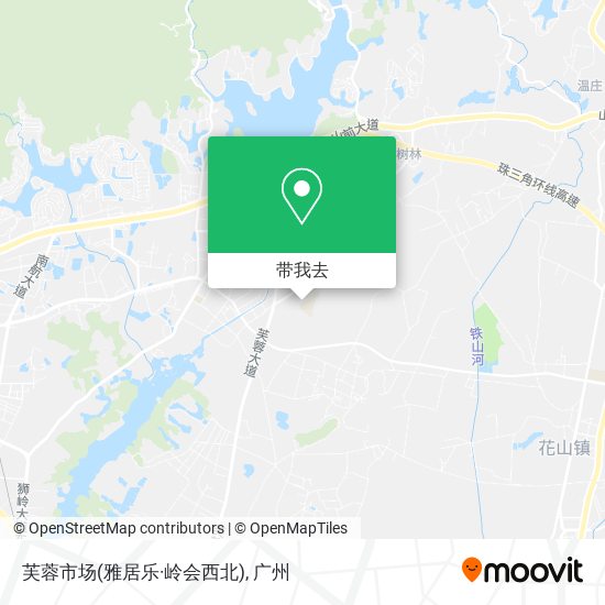 芙蓉市场(雅居乐·岭会西北)地图