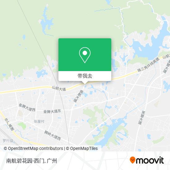 南航碧花园-西门地图