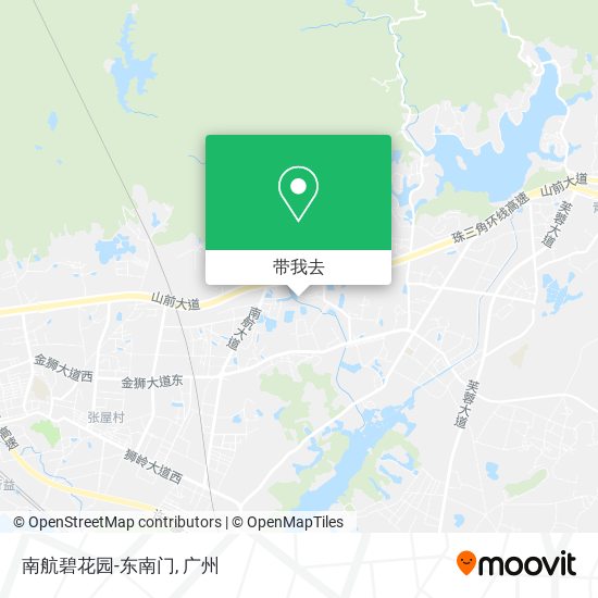 南航碧花园-东南门地图