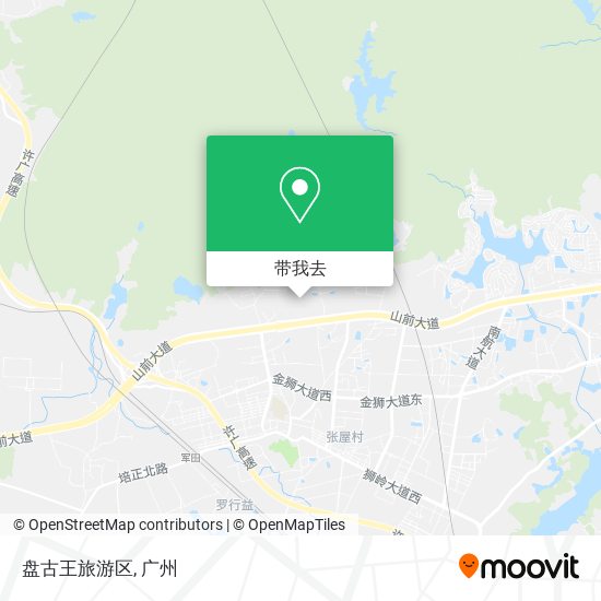 盘古王旅游区地图