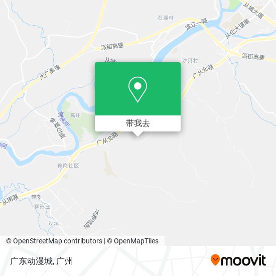 广东动漫城地图