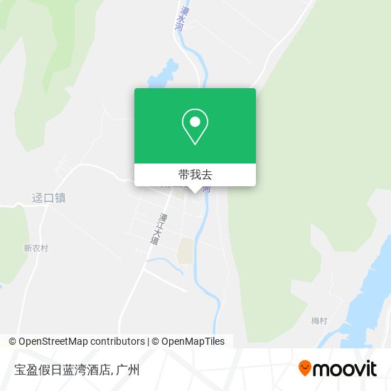 宝盈假日蓝湾酒店地图