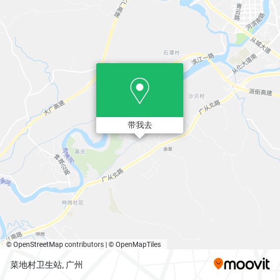 菜地村卫生站地图
