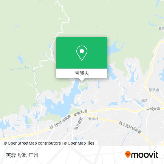 芙蓉飞瀑地图