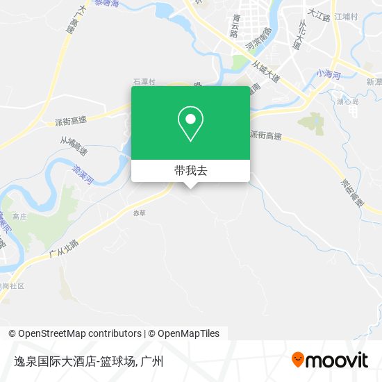 逸泉国际大酒店-篮球场地图