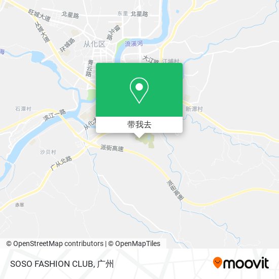 SOSO FASHION CLUB地图