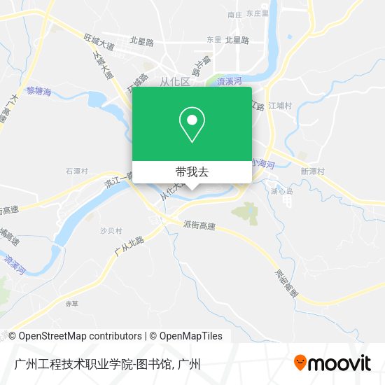 广州工程技术职业学院-图书馆地图