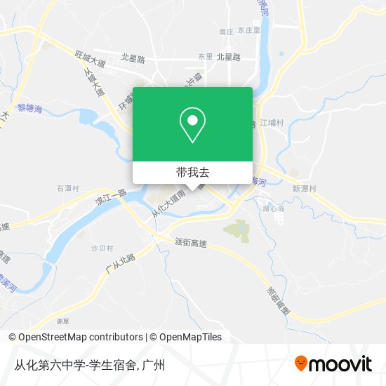 从化第六中学-学生宿舍地图