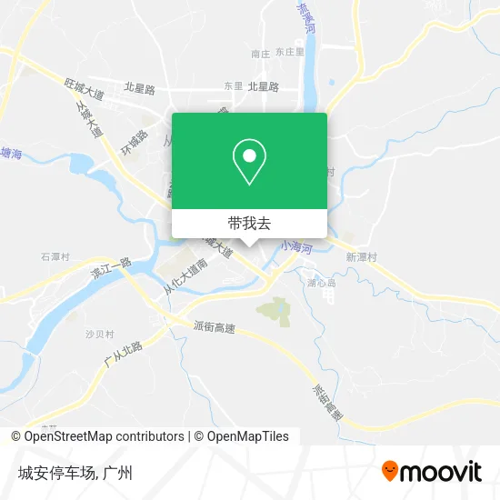 城安停车场地图