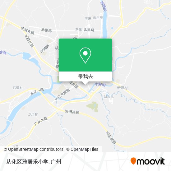 从化区雅居乐小学地图