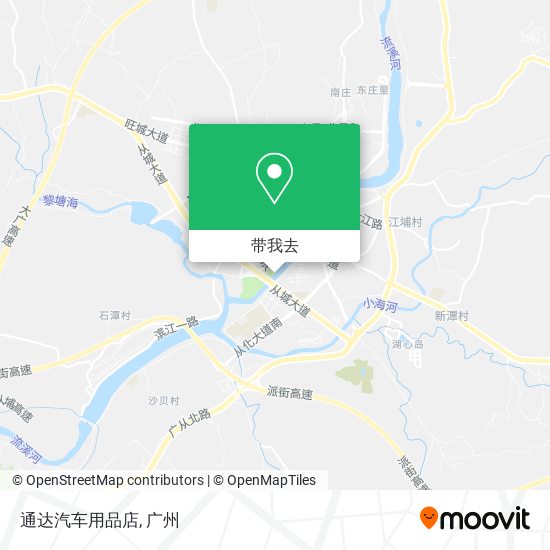 通达汽车用品店地图