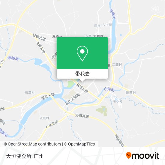 天恒健会所地图