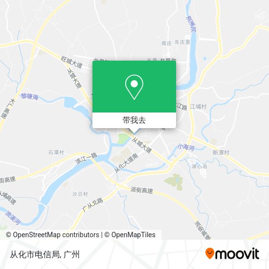 从化市电信局地图