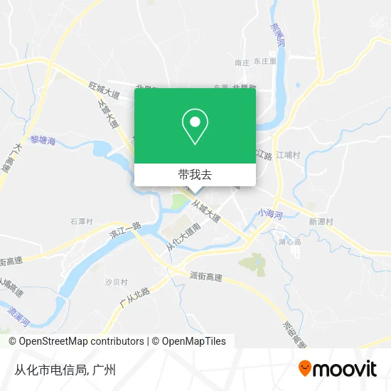 从化市电信局地图