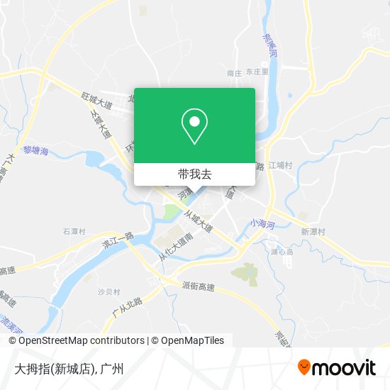 大拇指(新城店)地图
