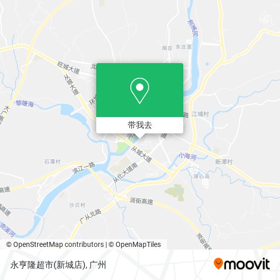 永亨隆超市(新城店)地图