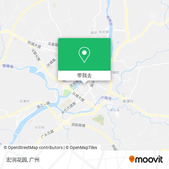 宏润花园地图