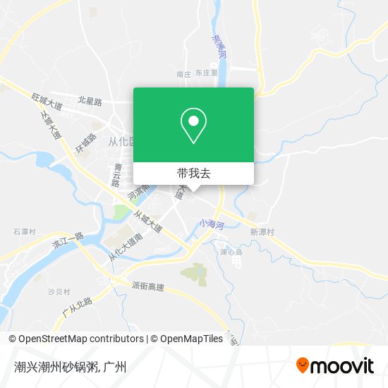 潮兴潮州砂锅粥地图
