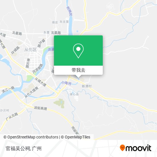 官福吴公祠地图